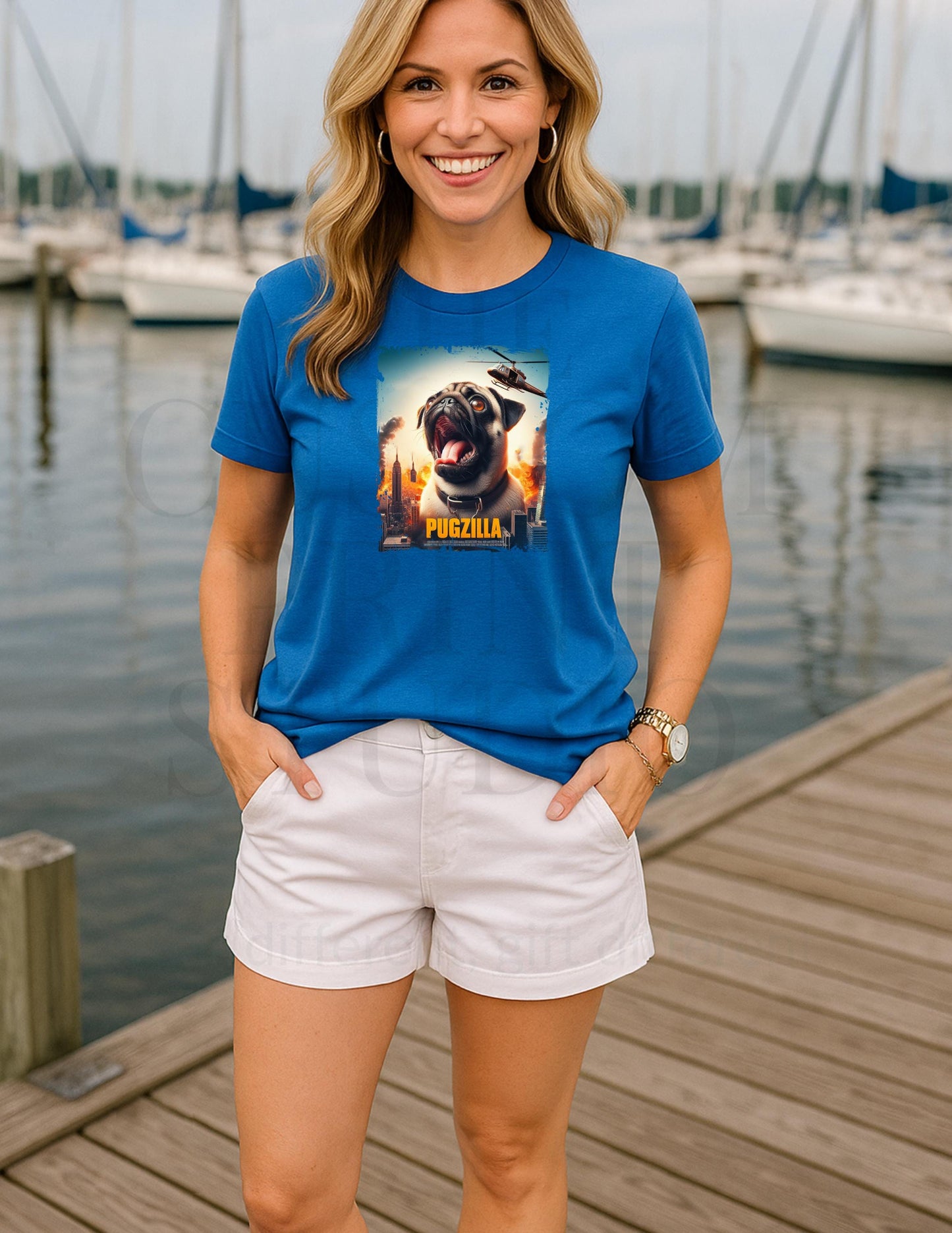 Funny Dog T-Shirt – Pugzilla Parody Tee | Retro 90s Style Dog Lover Shirt