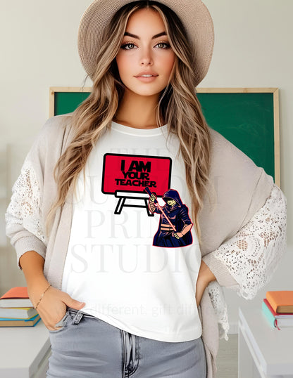 Space Galaxy Teacher Shirt – Funny Teacher Tee With Galaxy Print T-Shirt Design