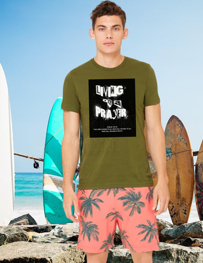 Living on a Prayer T-Shirt – Christian Rock Tee