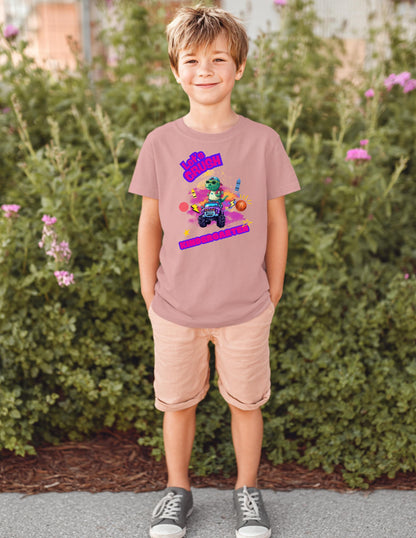 Crush Kindergarten Shirt – Custom Grade Youth T-Shirt | Cute Dino Monster Truck Tee