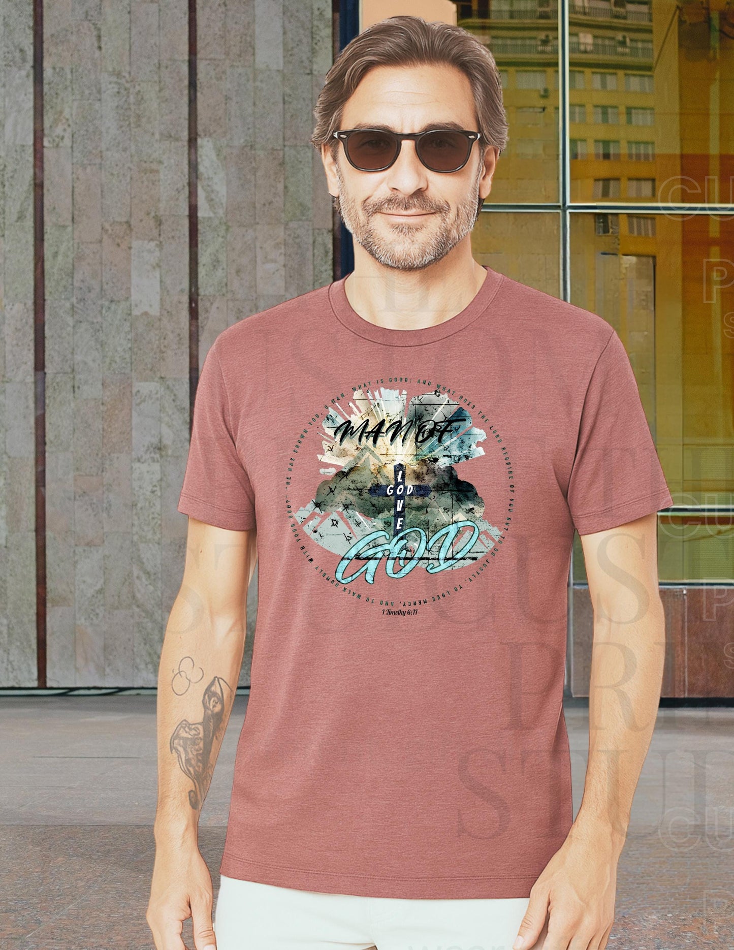 Christian Biker Dad Shirt – Retro Graphic Tee | Unisex Fit T-Shirt, Comfortable Cotton