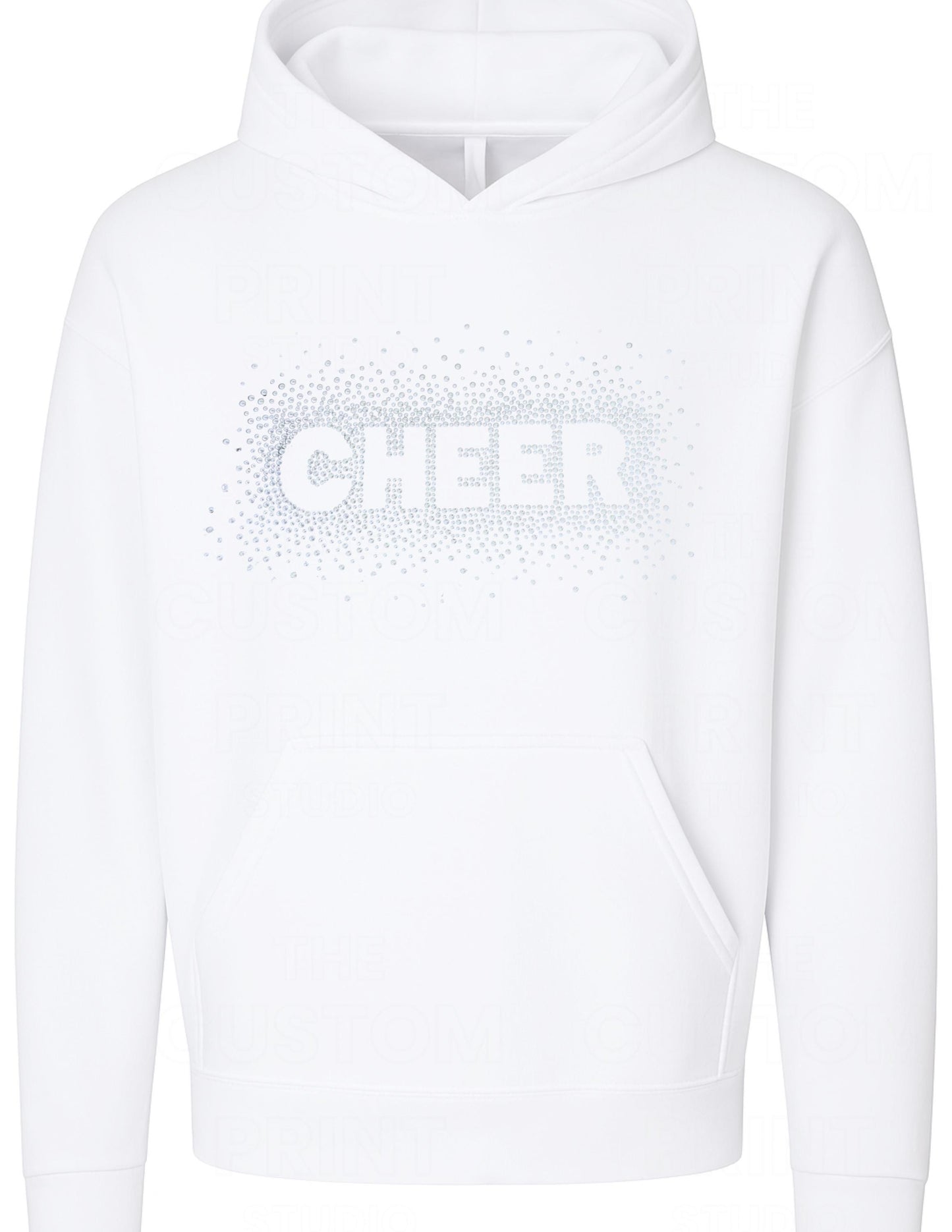 Cheer Rhinestone Hoodie