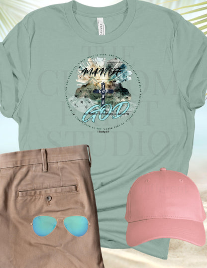 Christian Biker Dad Shirt – Retro Graphic Tee | Unisex Fit T-Shirt, Comfortable Cotton