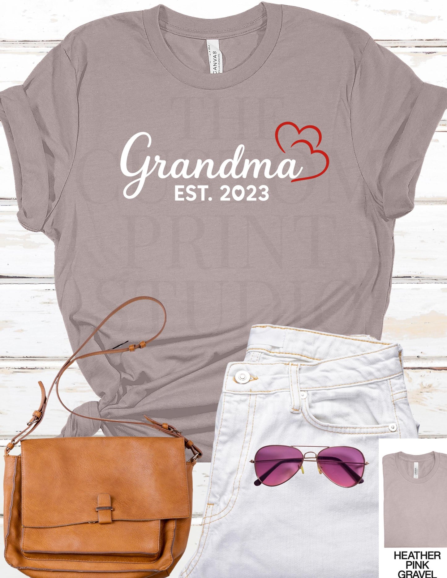Customizable Grandma T-Shirt – Personalized Birthday Gift | Comfortable Cotton Tee