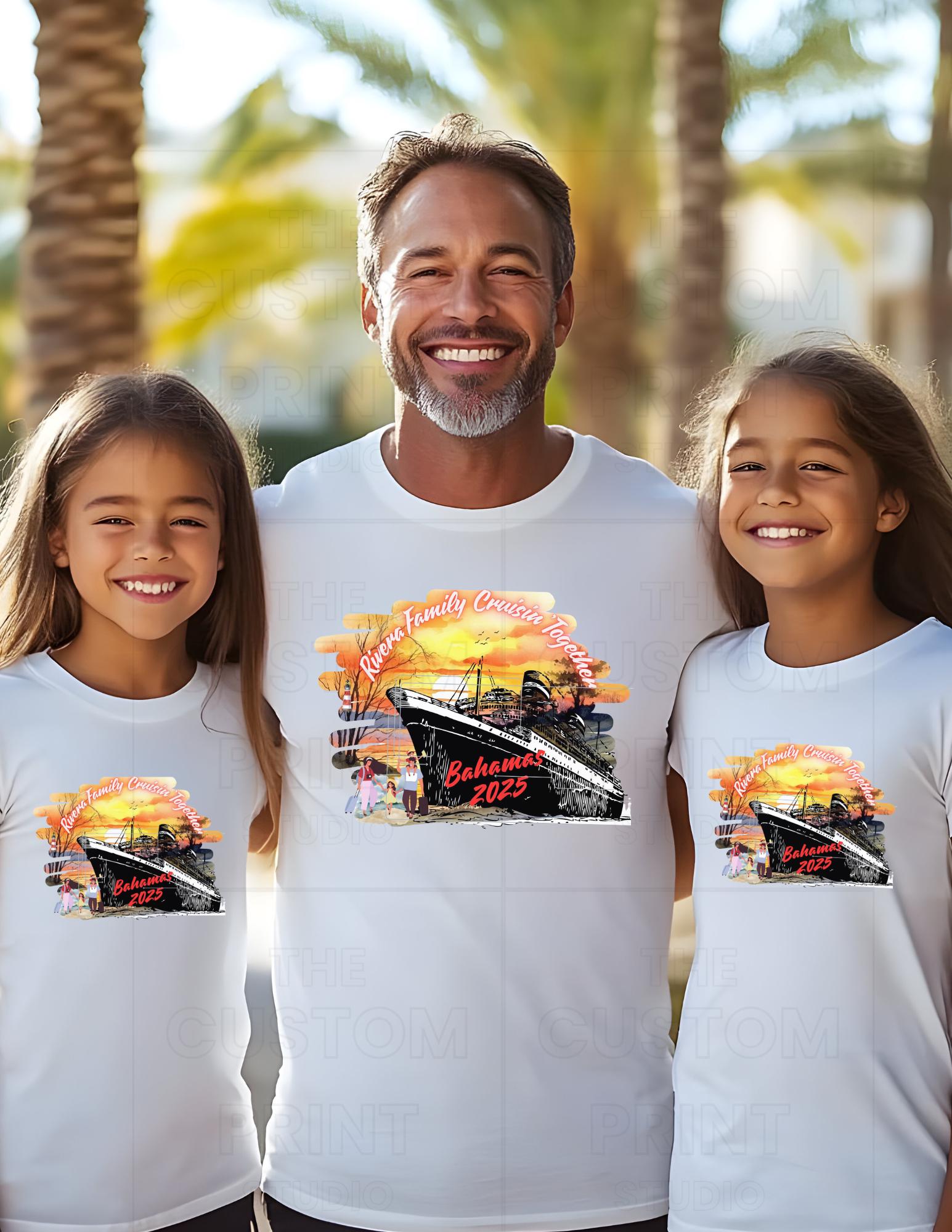 Personalized Family Cruise T-Shirt: Matching Group Vacation Tee