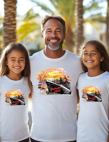 Personalized Family Cruise T-Shirt: Matching Group Vacation Tee