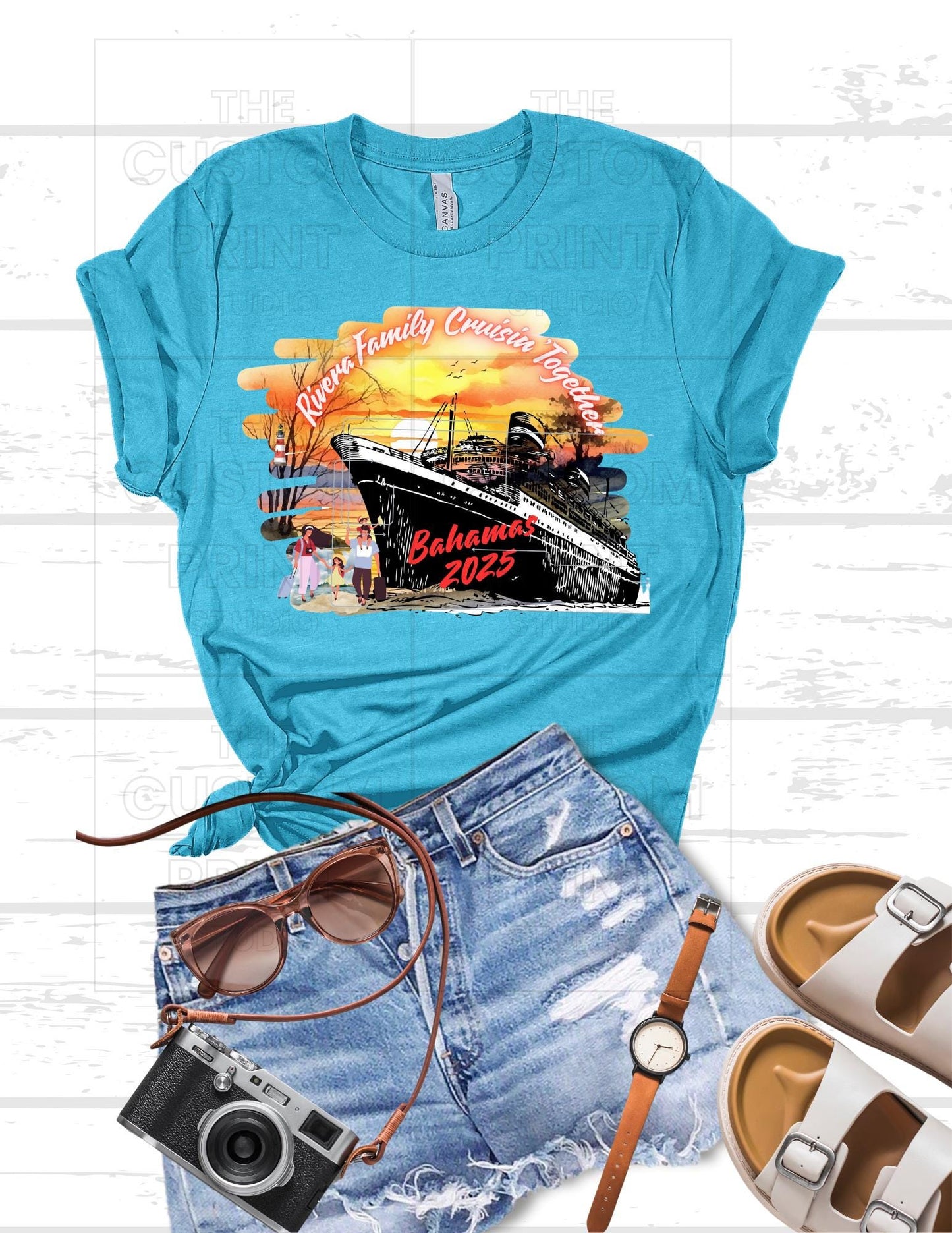 Personalized Family Cruise T-Shirt: Matching Group Vacation Tee