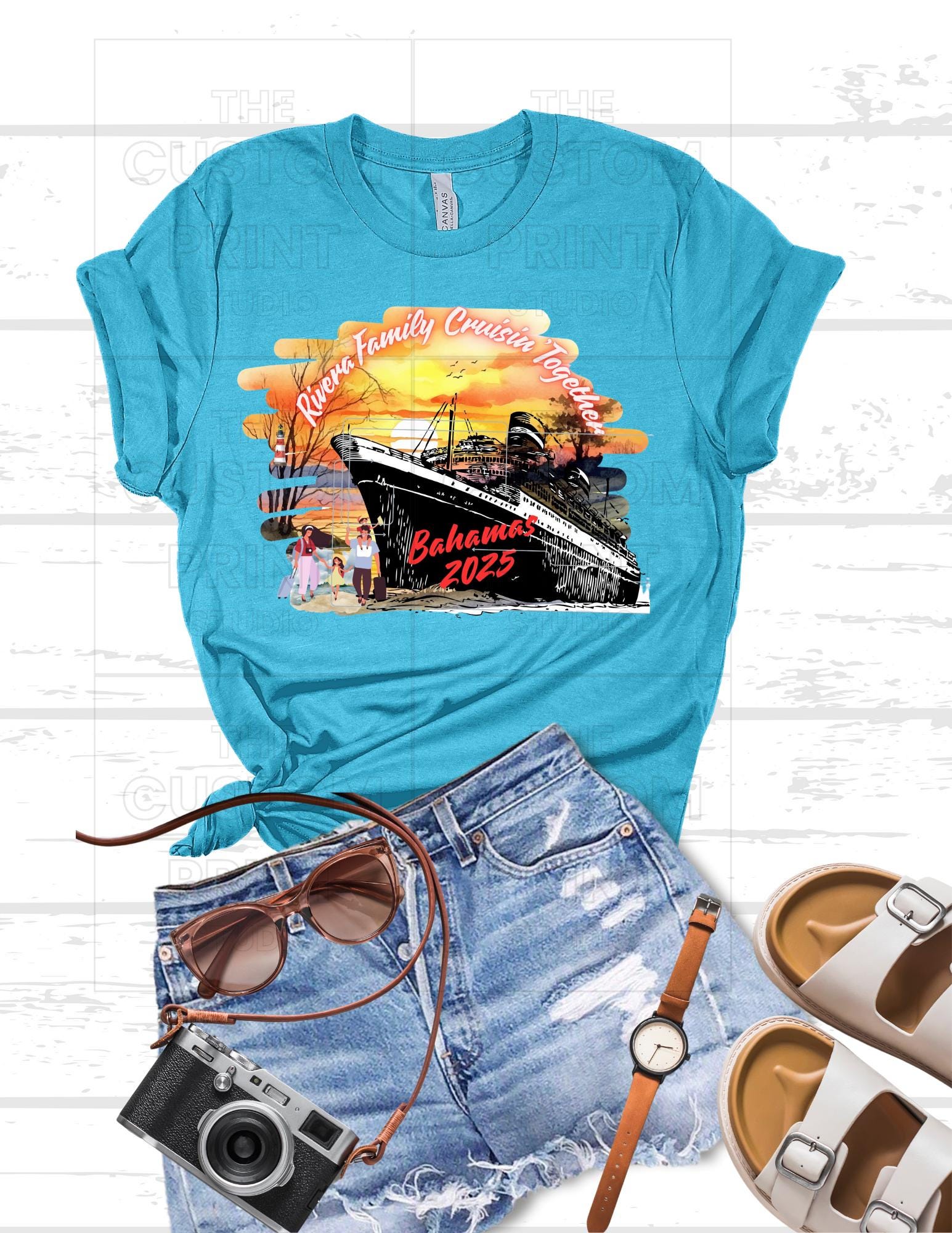 Personalized Family Cruise T-Shirt: Matching Group Vacation Tee