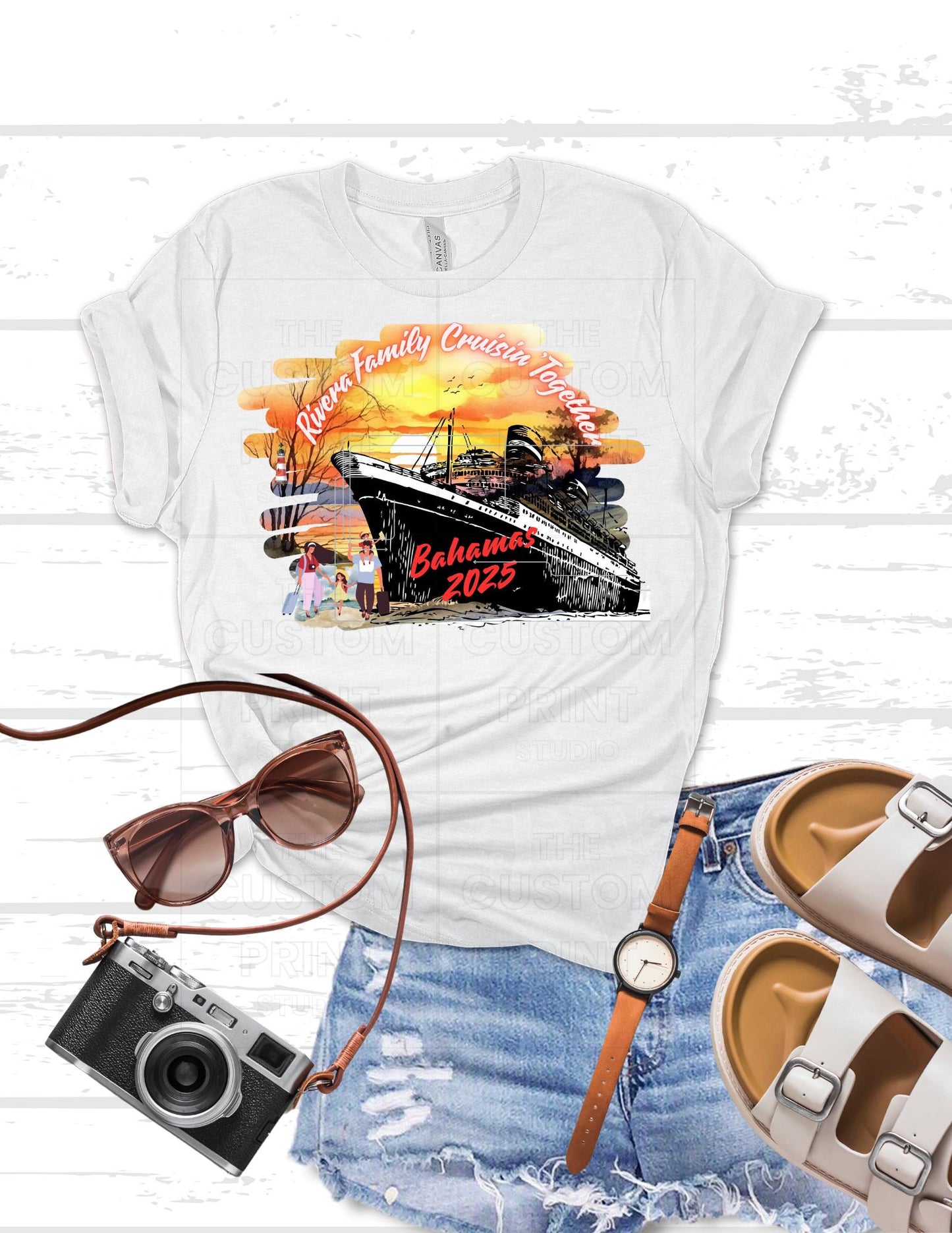 Personalized Family Cruise T-Shirt: Matching Group Vacation Tee
