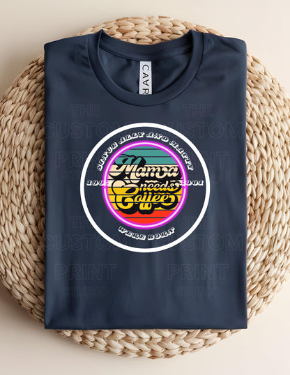 Mama Needs Coffee T-Shirt: Retro Personalized Mom TeeValentines Day Gift