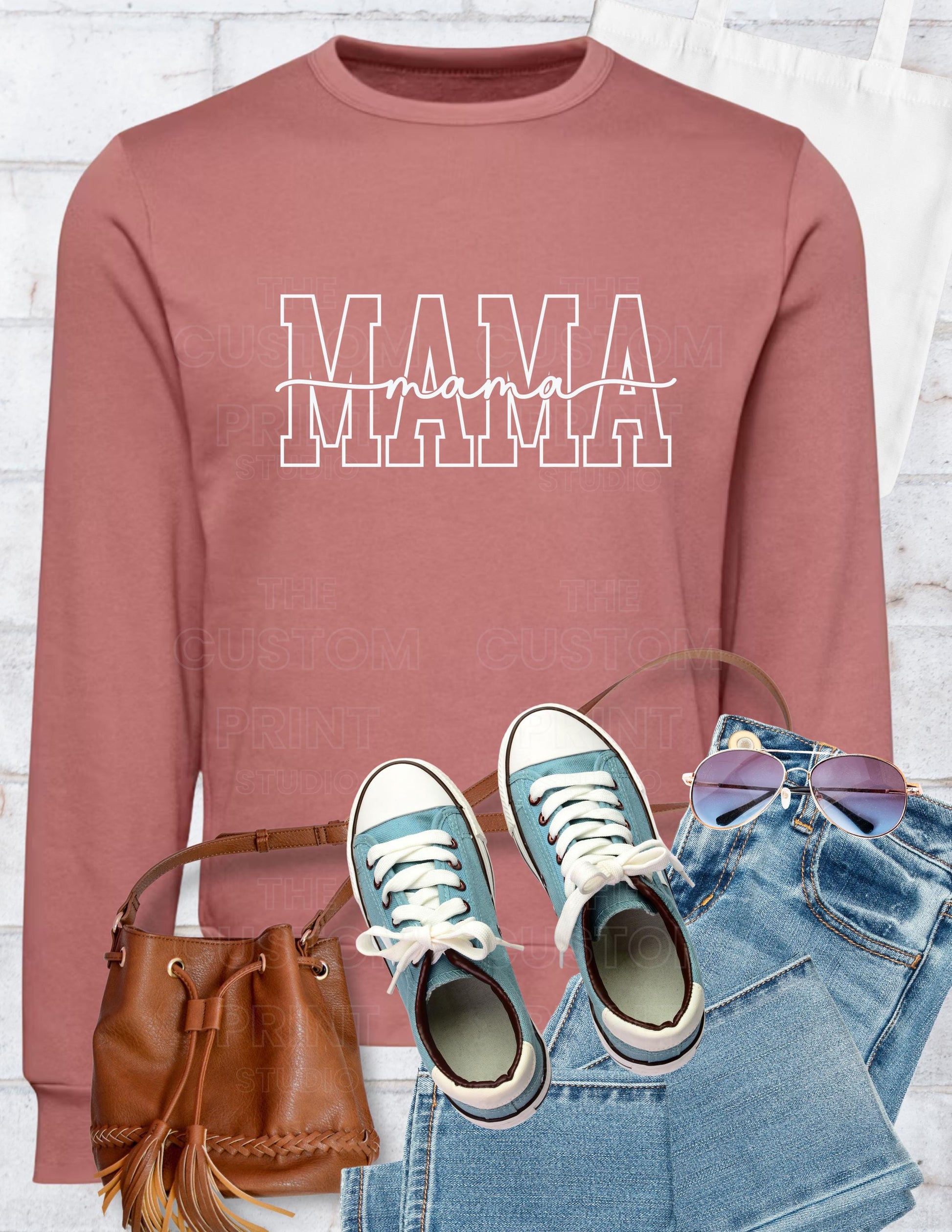 Personalized Mama Hoodie: Custom Kid Name Sleeve, New Mom Gift Birthday Gift