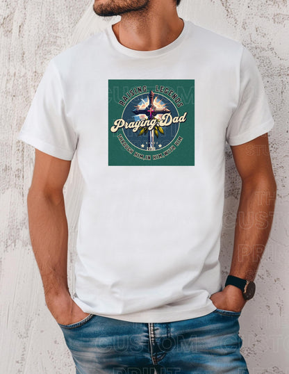 Praying Dad T-Shirt, Christian Father's Day Gift, Gift for Him