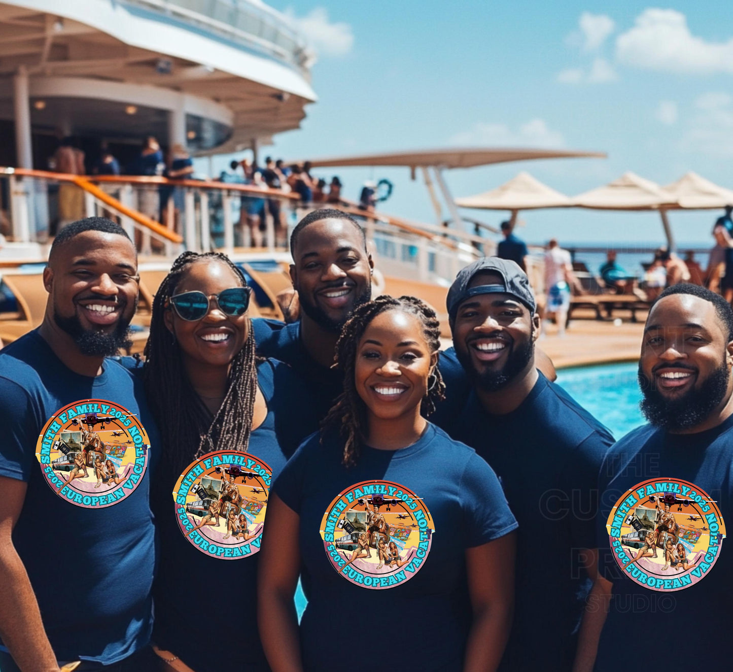 Personalized Family Vacation T-Shirt: European Cruise Keepsake