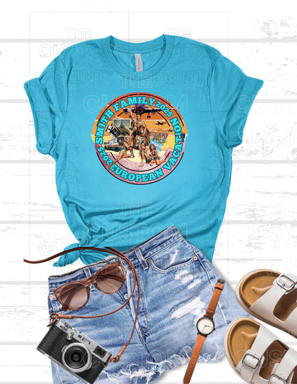 Personalized Family Vacation T-Shirt: European Cruise Keepsake