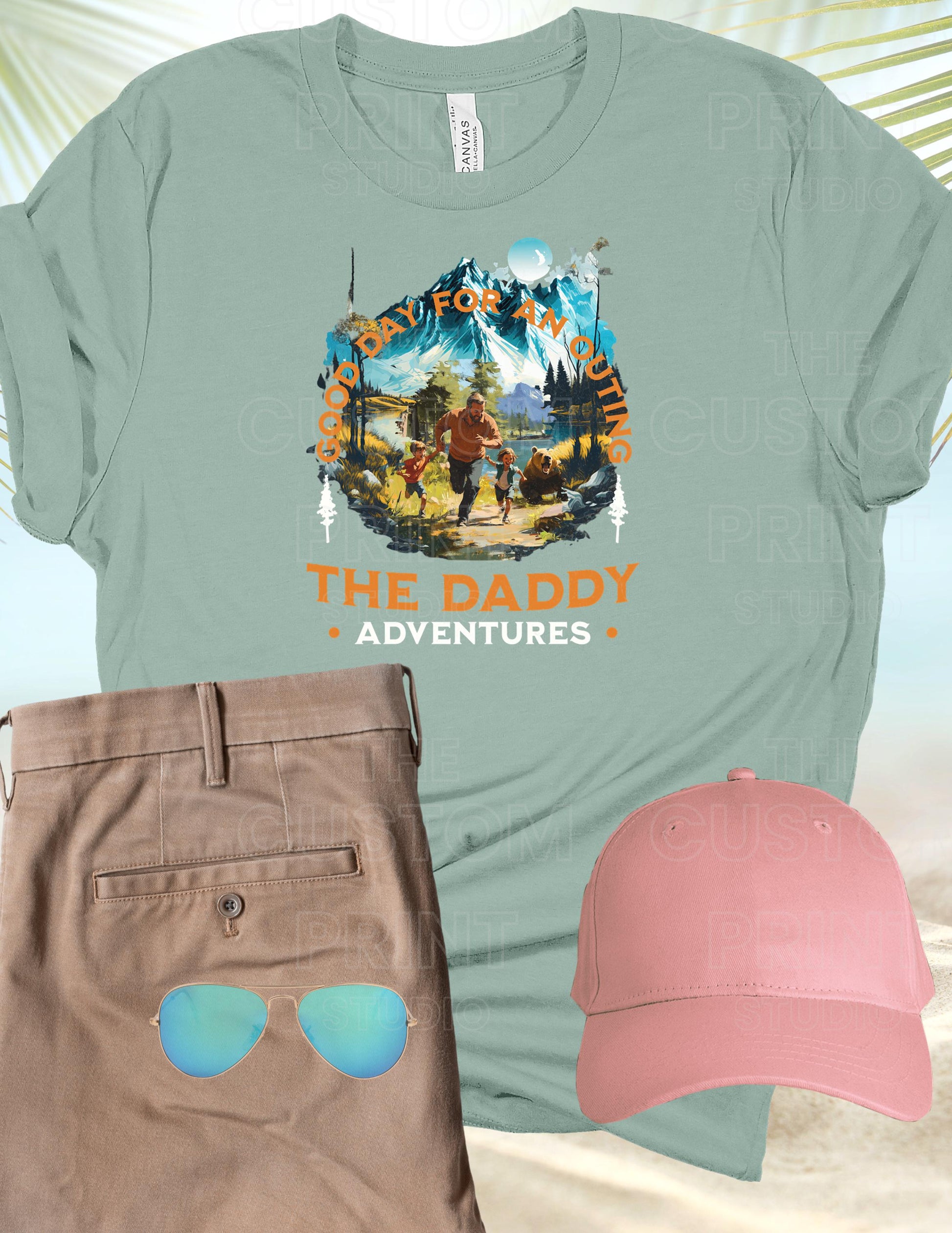 Funny Dad Camping T-Shirt: Father's Day Hiking Gift