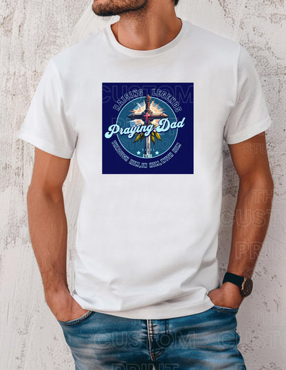 Praying Dad T-Shirt, Christian Father's Day Gift, Gift for Him