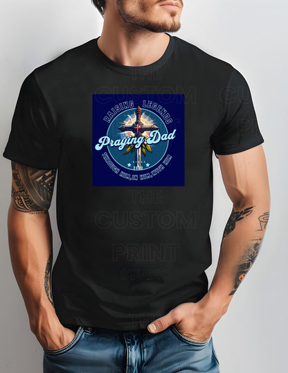 Praying Dad T-Shirt, Christian Father's Day Gift, Gift for Him