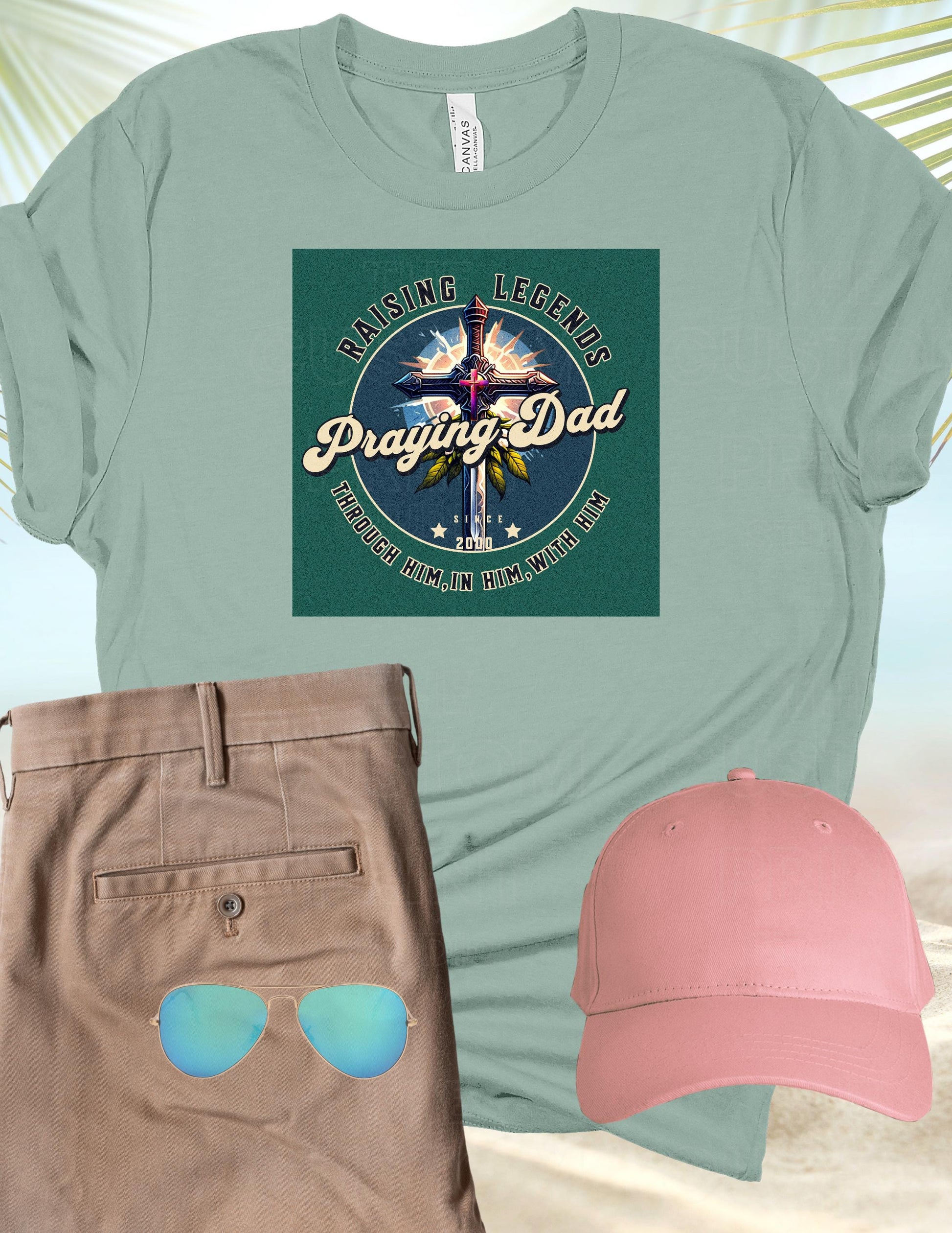 Praying Dad T-Shirt, Christian Father's Day Gift, Gift for Him