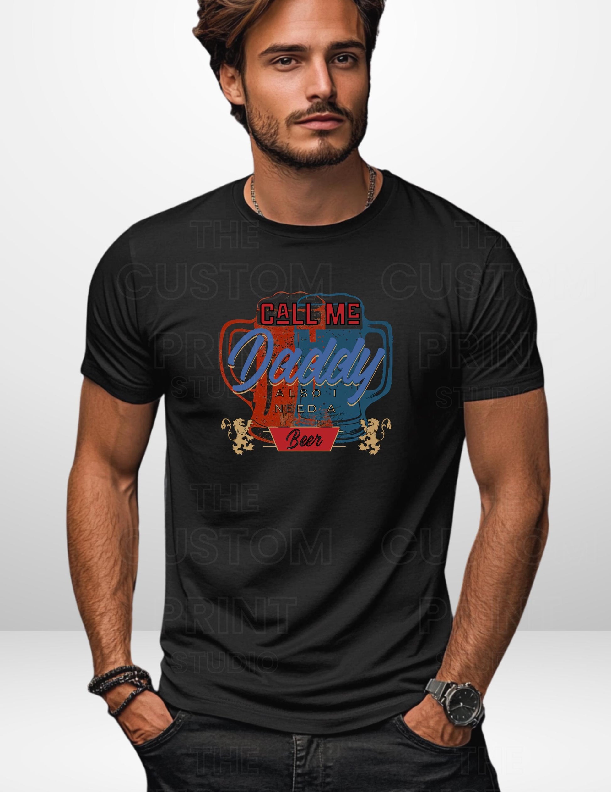 Funny 'Call Me Daddy' Beer Lover Dad T-Shirt, Gift for Him