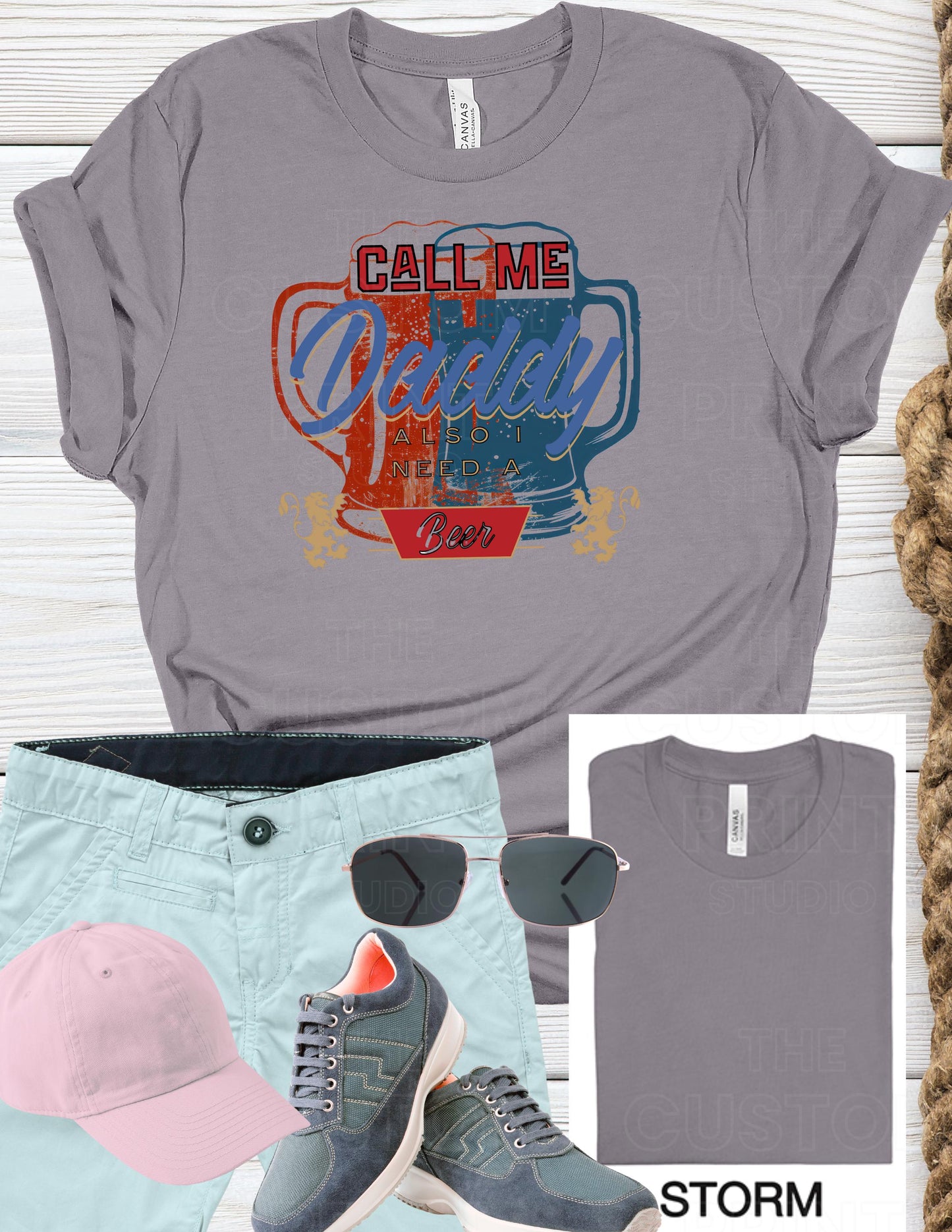 Funny 'Call Me Daddy' Beer Lover Dad T-Shirt, Gift for Him