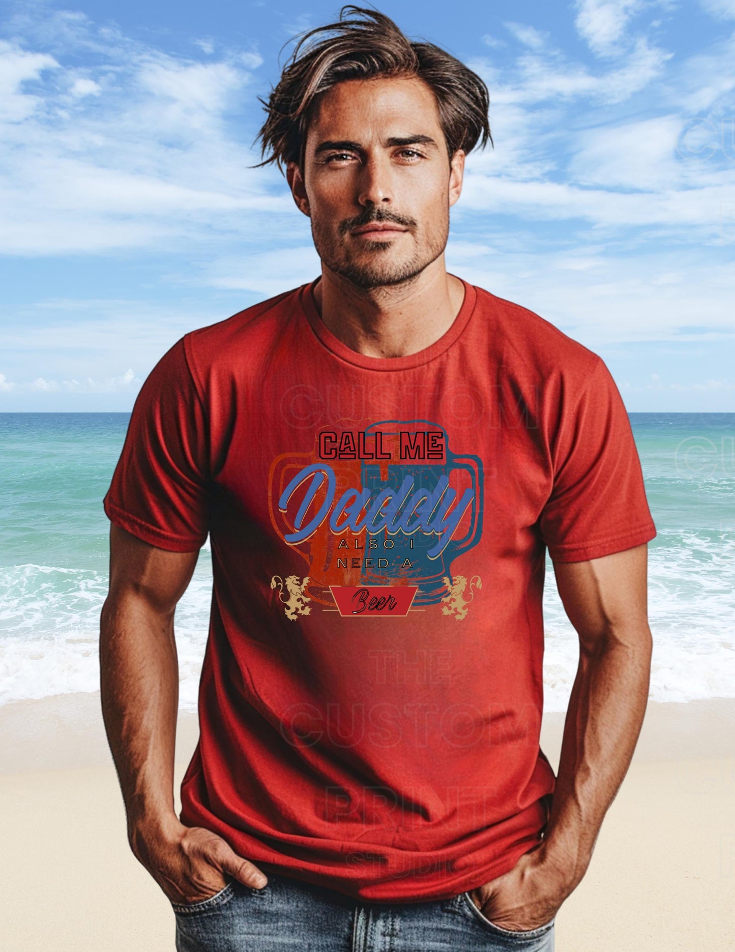 Funny 'Call Me Daddy' Beer Lover Dad T-Shirt, Gift for Him