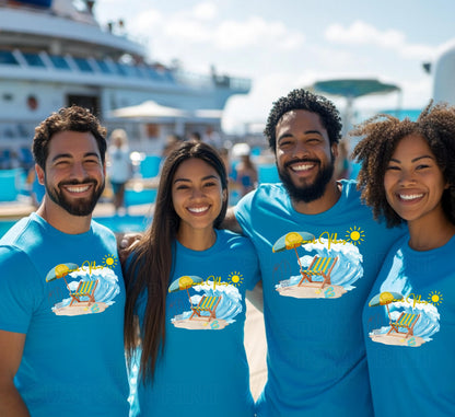Summer Vibes T-Shirt: Personalized Family Vacation Keepsake Group T-Shirt