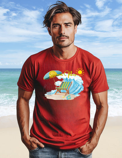 Summer Vibes T-Shirt: Personalized Family Vacation Keepsake Group T-Shirt