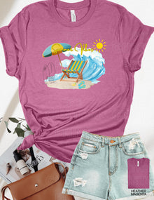 Summer Vibes T-Shirt: Personalized Family Vacation Keepsake Group T-Shirt