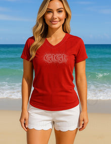 Rhinestone Gigi T-Shirt: Sparkly Grandma Gift, Bella Canvas Tee Mother's Day Gift