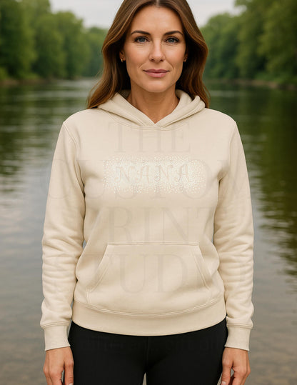 Rhinestone Nana Sweatshirt: Sparkly Grandma Gift, Bling Mom, Birthday Gift