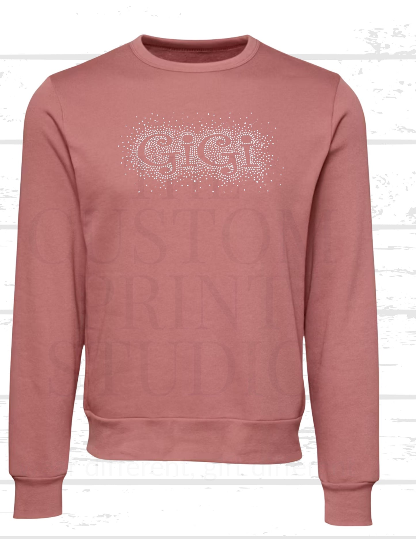 Rhinestone Gigi Sweatshirt: Sparkly Grandma Gift Mother's Day, Birthday Gift