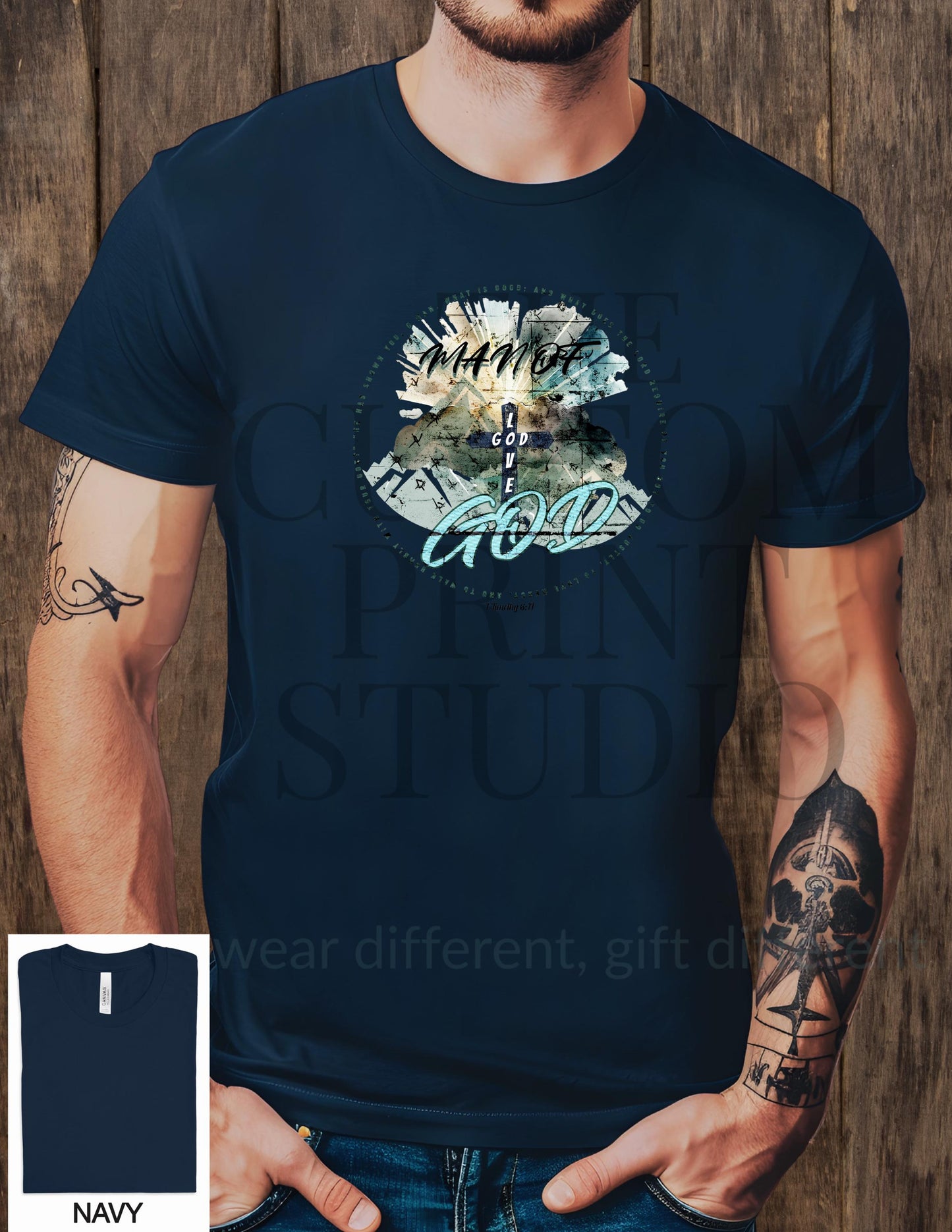 Christian Biker Dad T-Shirt: Retro Graphic Tee, Unisex FitValentines Day Gift
