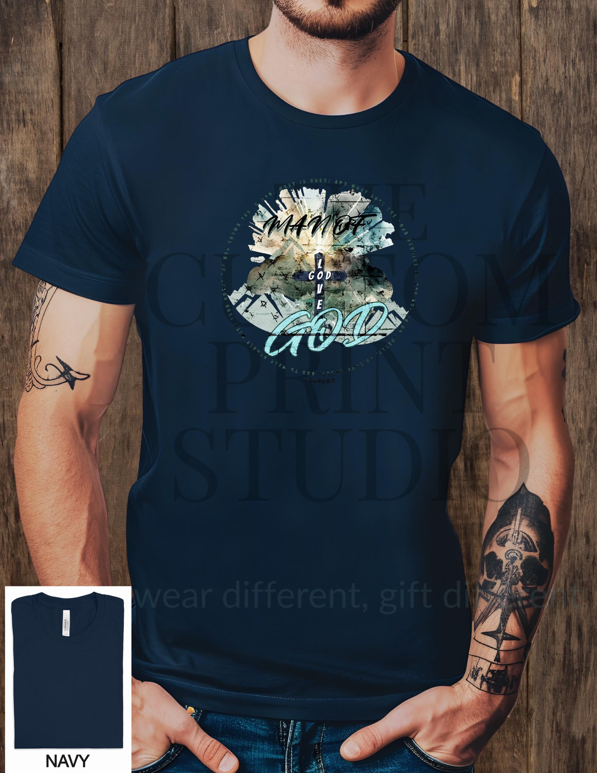 Christian Biker Dad T-Shirt: Retro Graphic Tee, Unisex FitValentines Day Gift