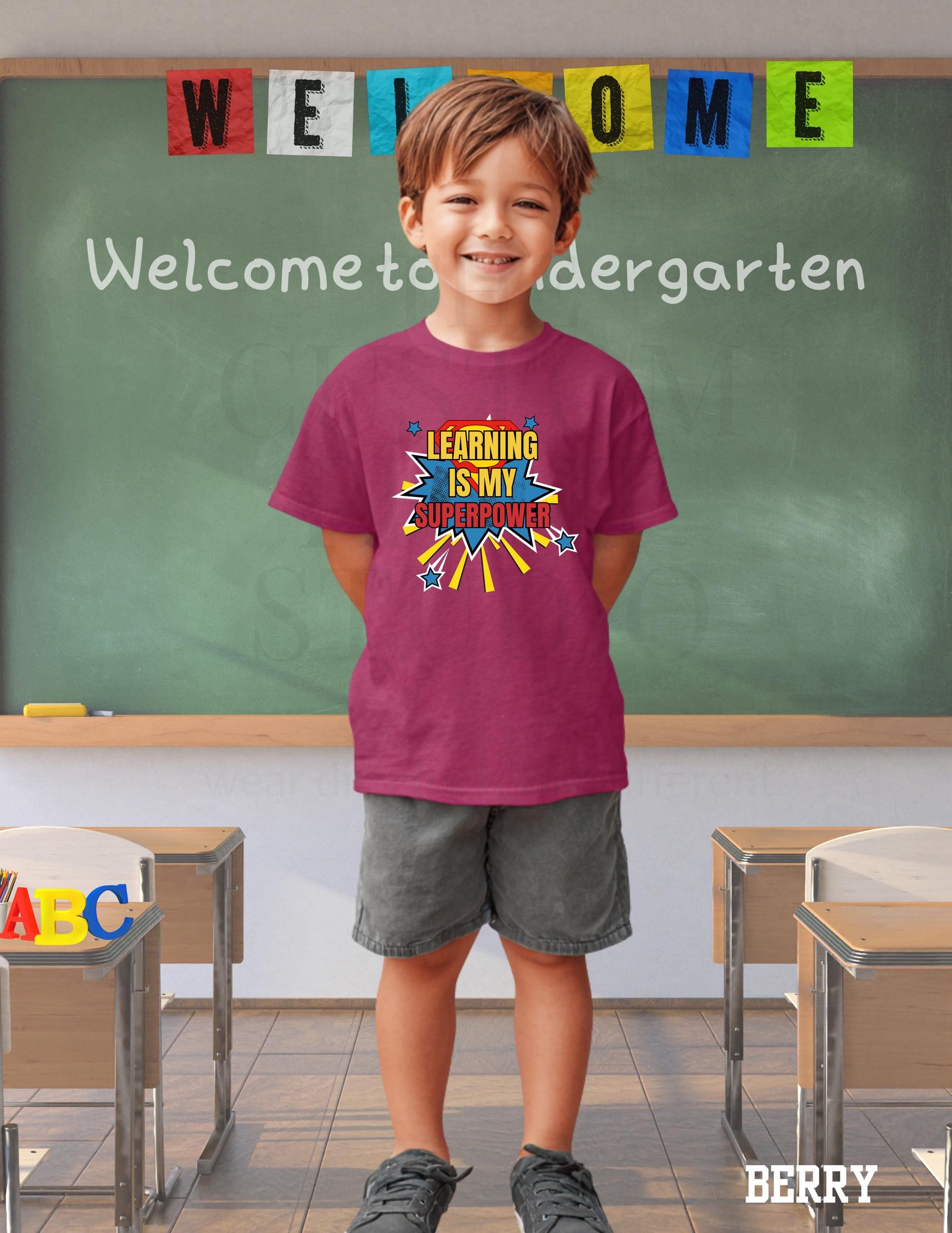 Learning Is My Superpower T-Shirt Graphic Tee