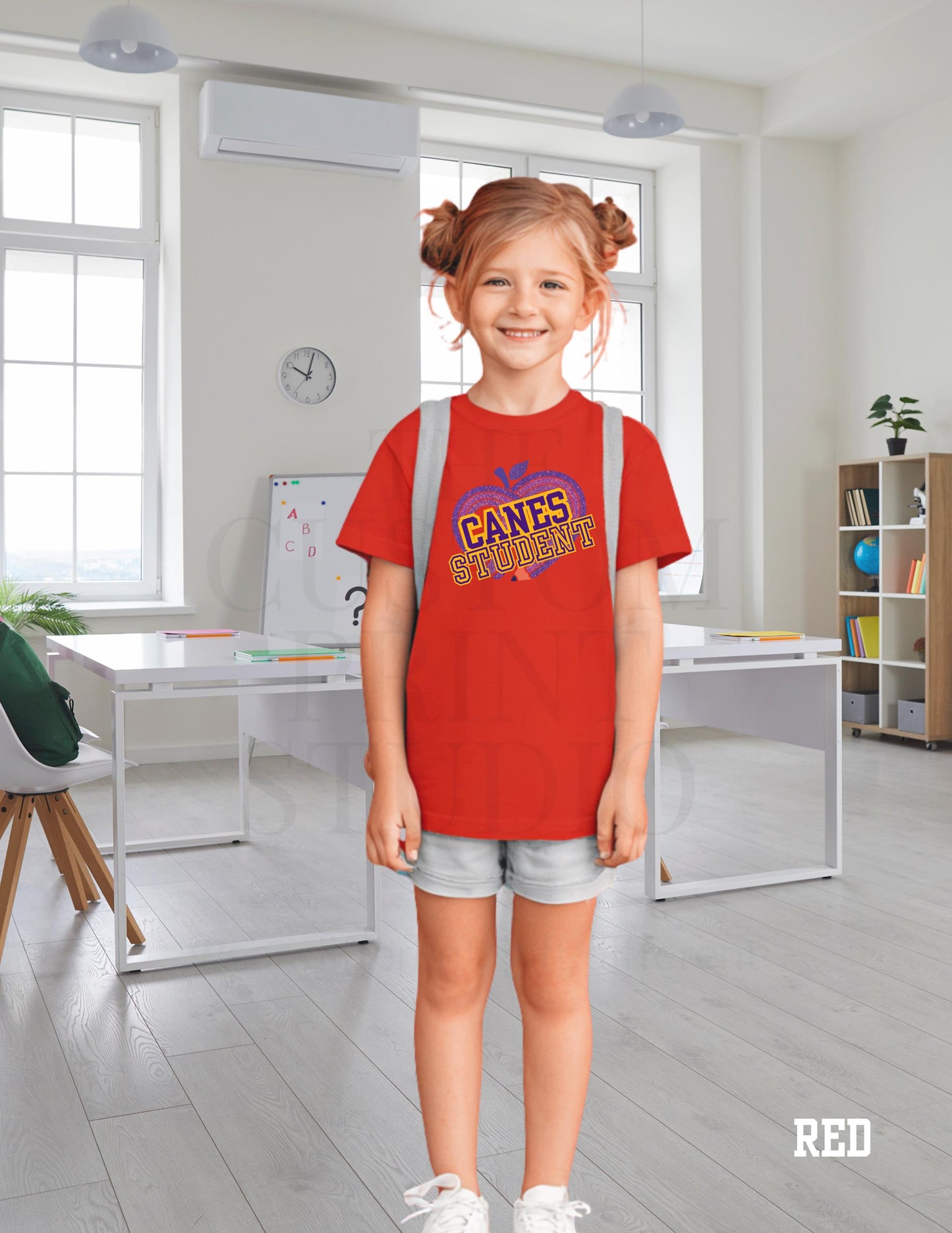 Cartersville Canes School Spirit Shirt: Customizable Grade, Hurricanes T-Shirt Valentines Day Gift