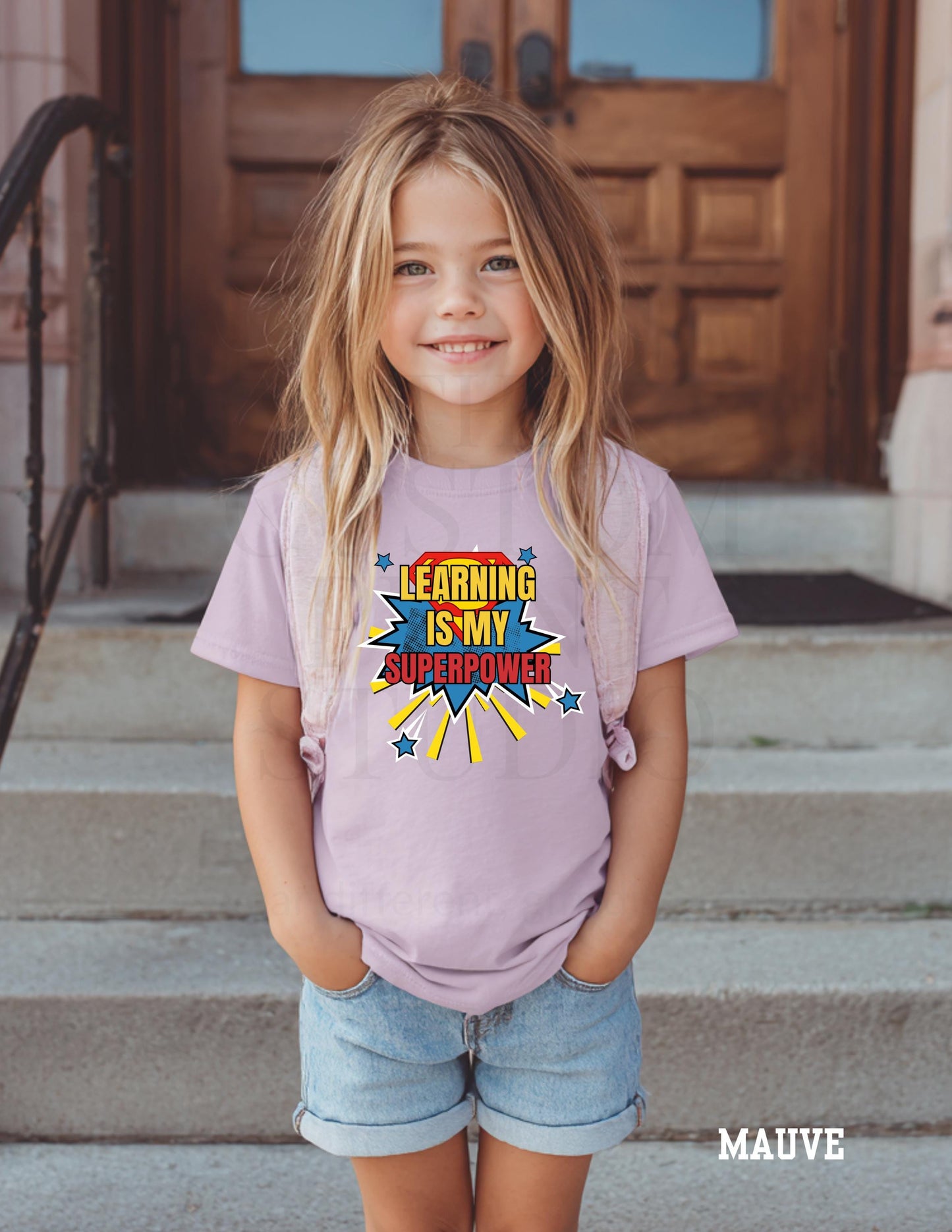 Learning Is My Superpower T-Shirt Graphic Tee