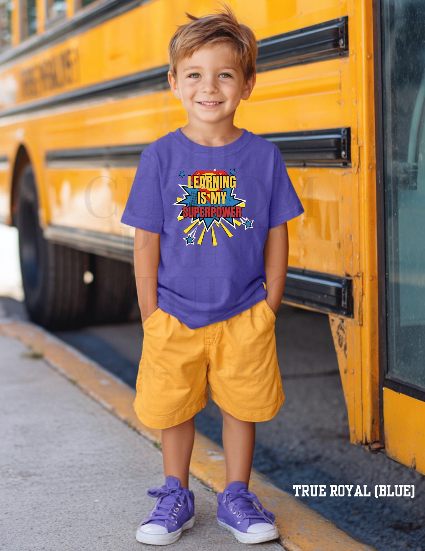 Learning Is My Superpower T-Shirt Graphic Tee
