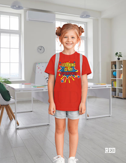 Learning Is My Superpower T-Shirt Graphic Tee