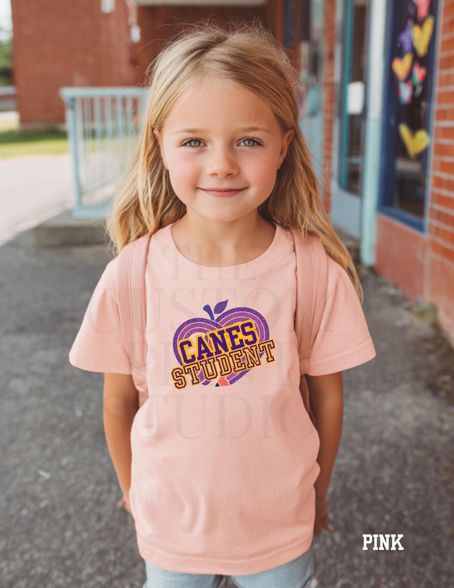 Cartersville Canes School Spirit Shirt: Customizable Grade, Hurricanes T-Shirt Valentines Day Gift