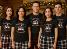Funny "Snowmies" Christmas Group T-Shirt: Family Holiday Matching Tee Shirt