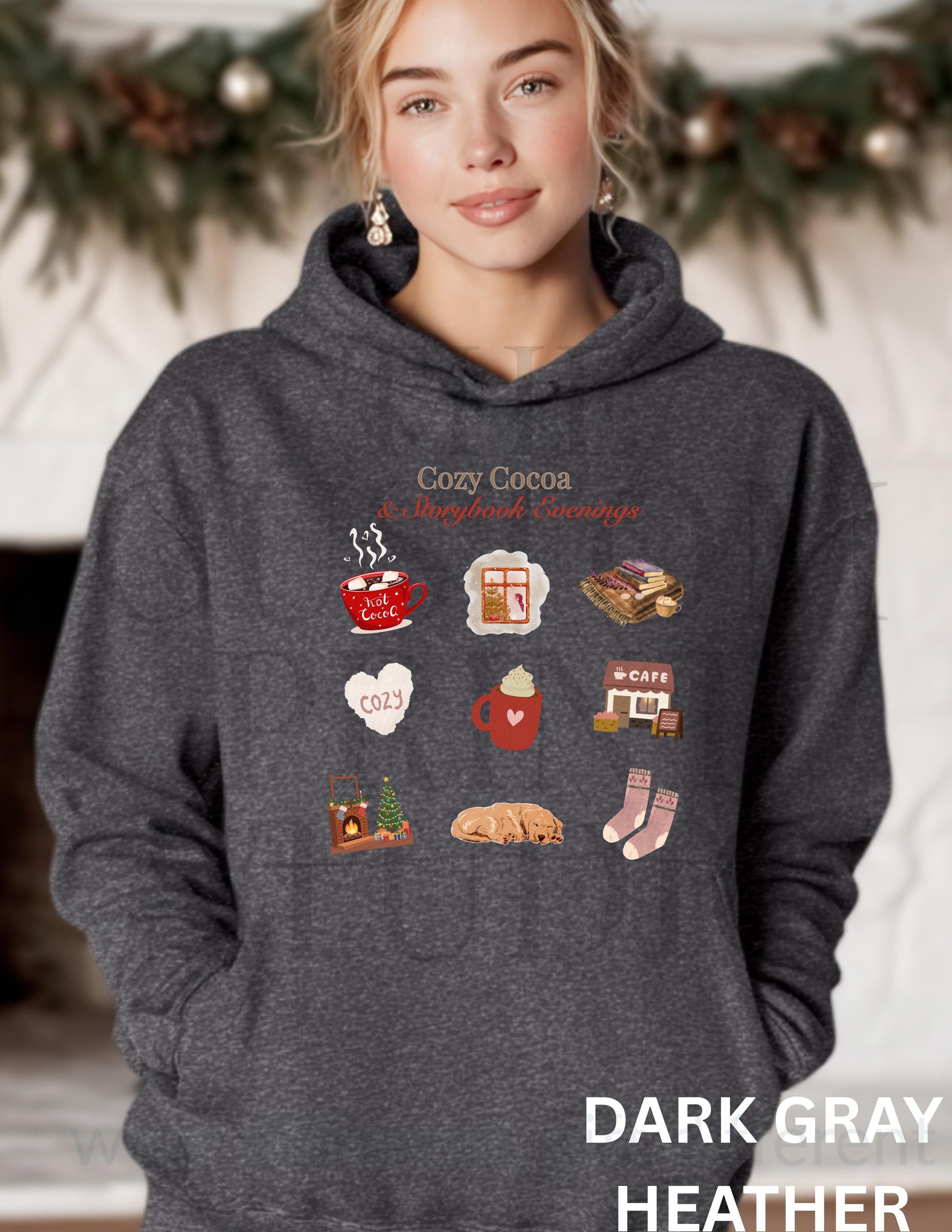 Personalized Hoodie: Cozy Cocoa Sweatshirt Valentines Day Gift