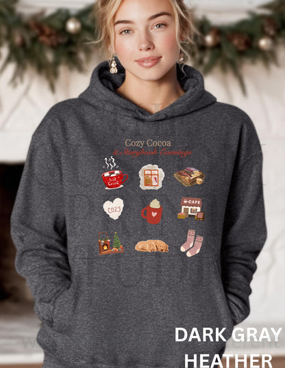Personalized Hoodie: Cozy Cocoa Sweatshirt Valentines Day Gift