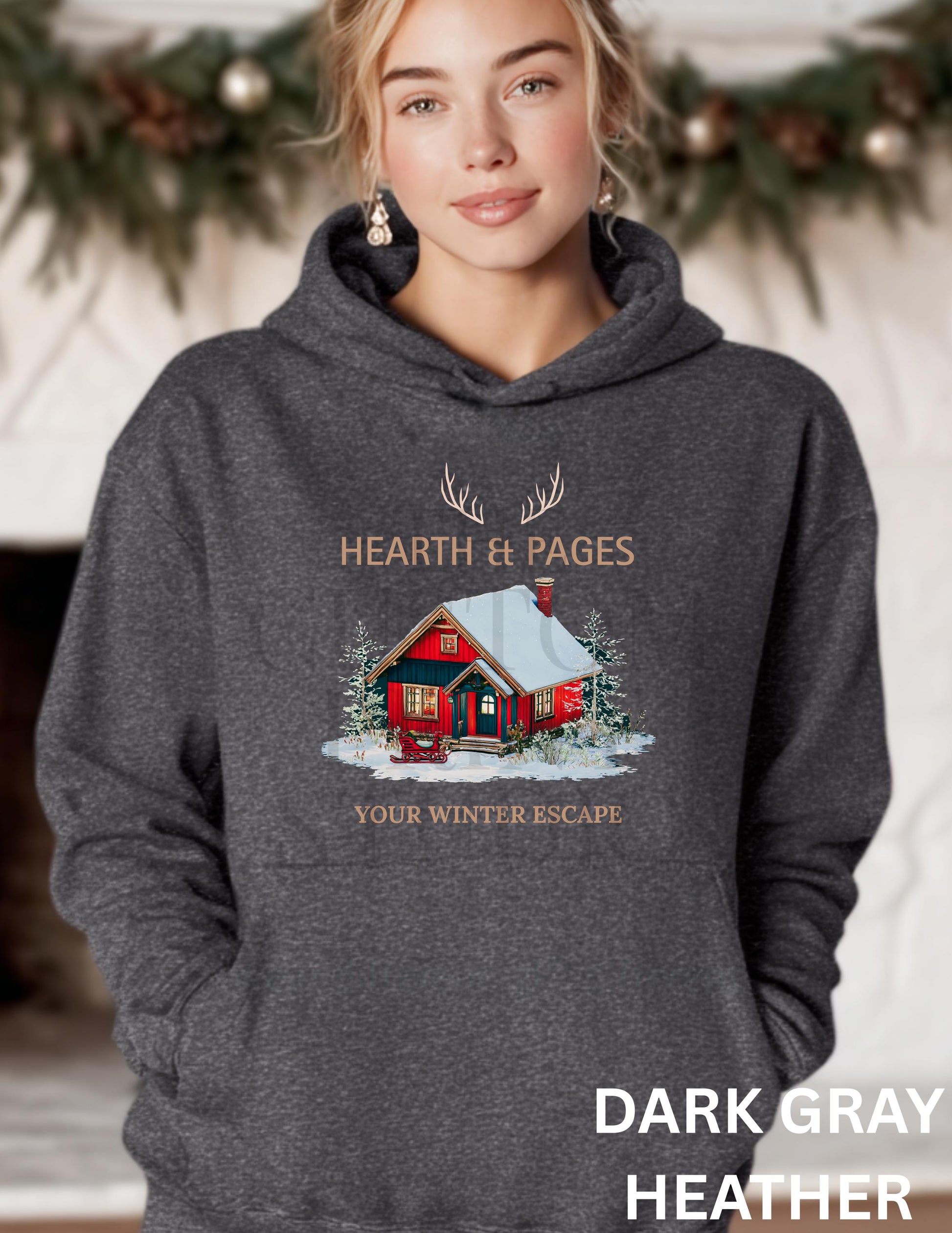 Personalized Cabin Hoodie: Hearth & Pages Gift Valentines Day Gift