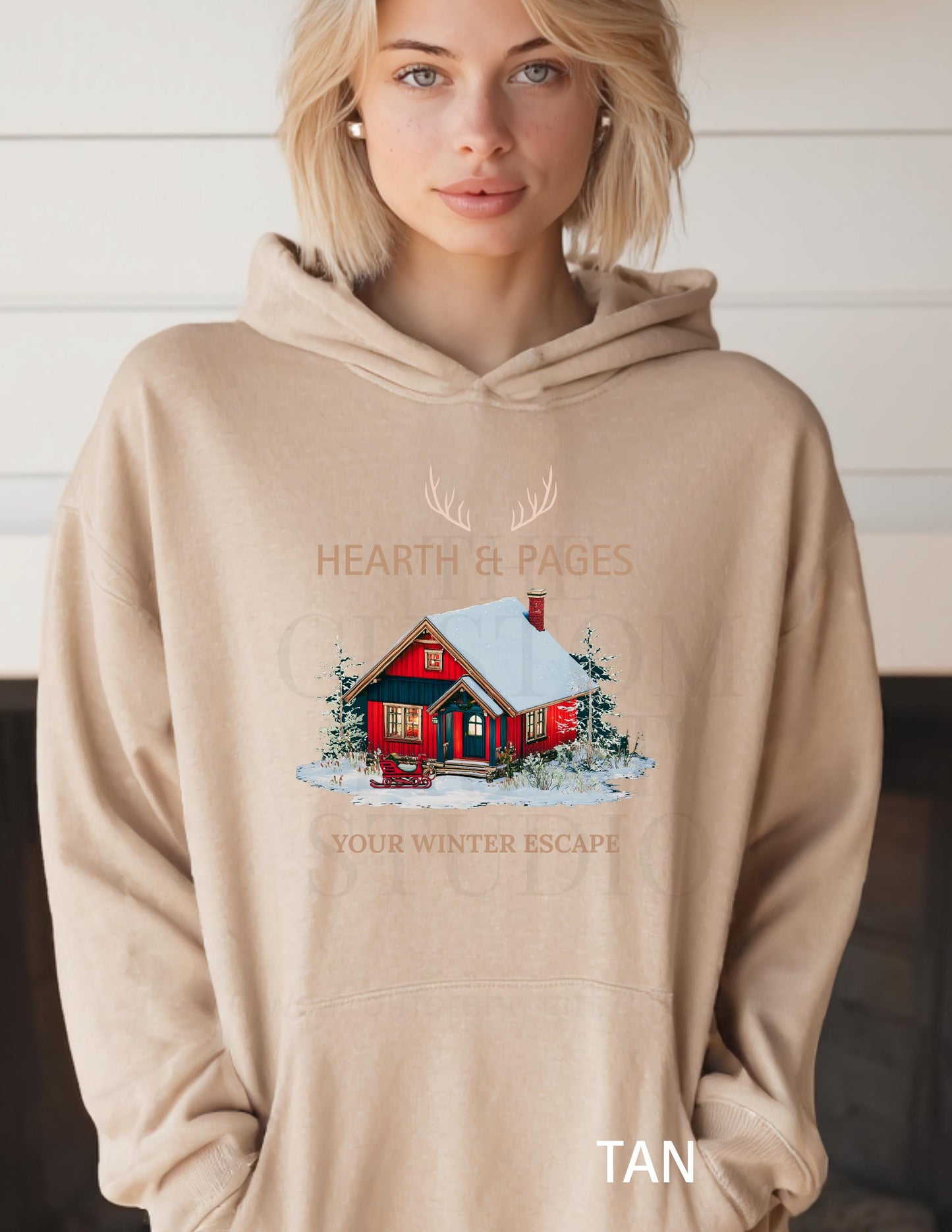 Personalized Cabin Hoodie: Hearth & Pages Gift Valentines Day Gift