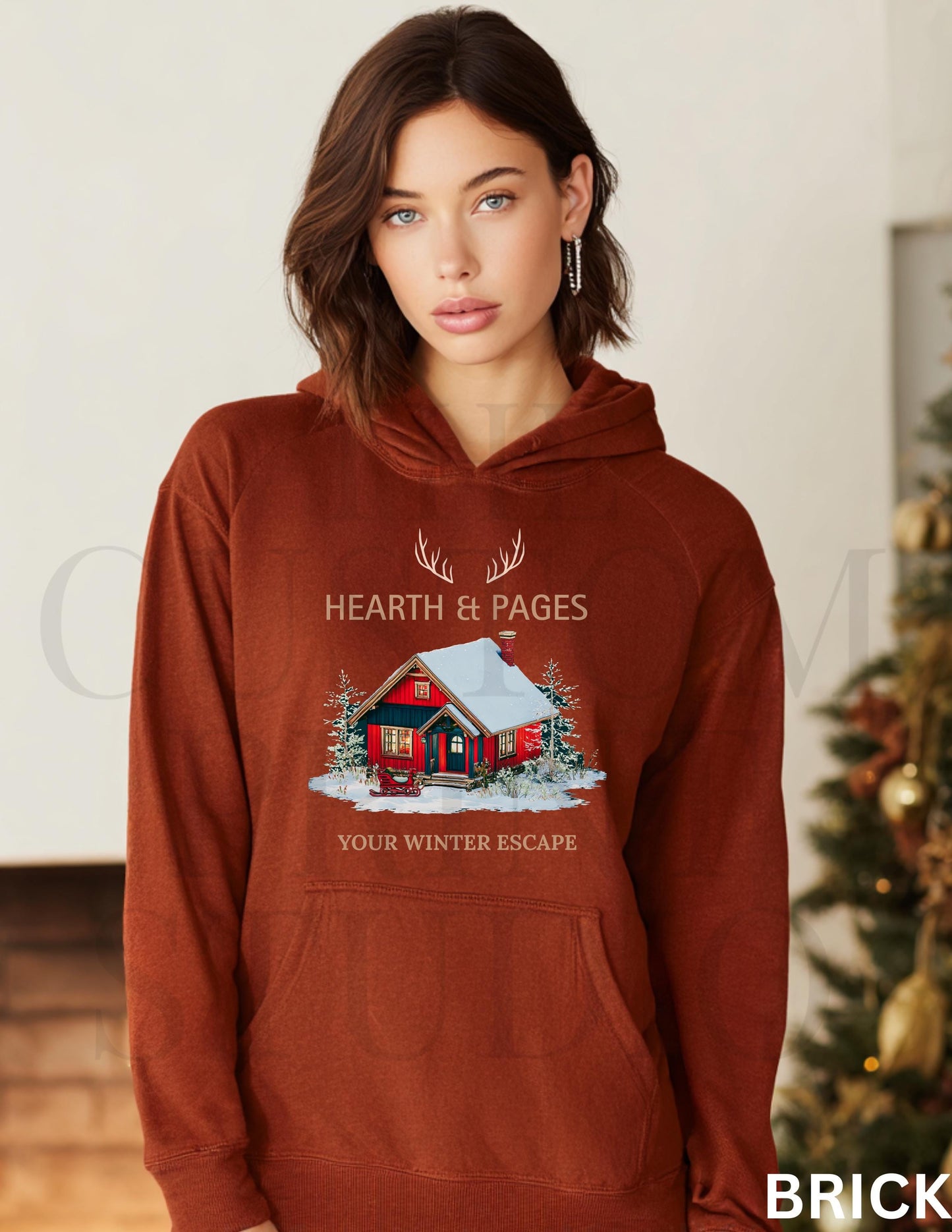 Personalized Cabin Hoodie: Hearth & Pages Gift Valentines Day Gift