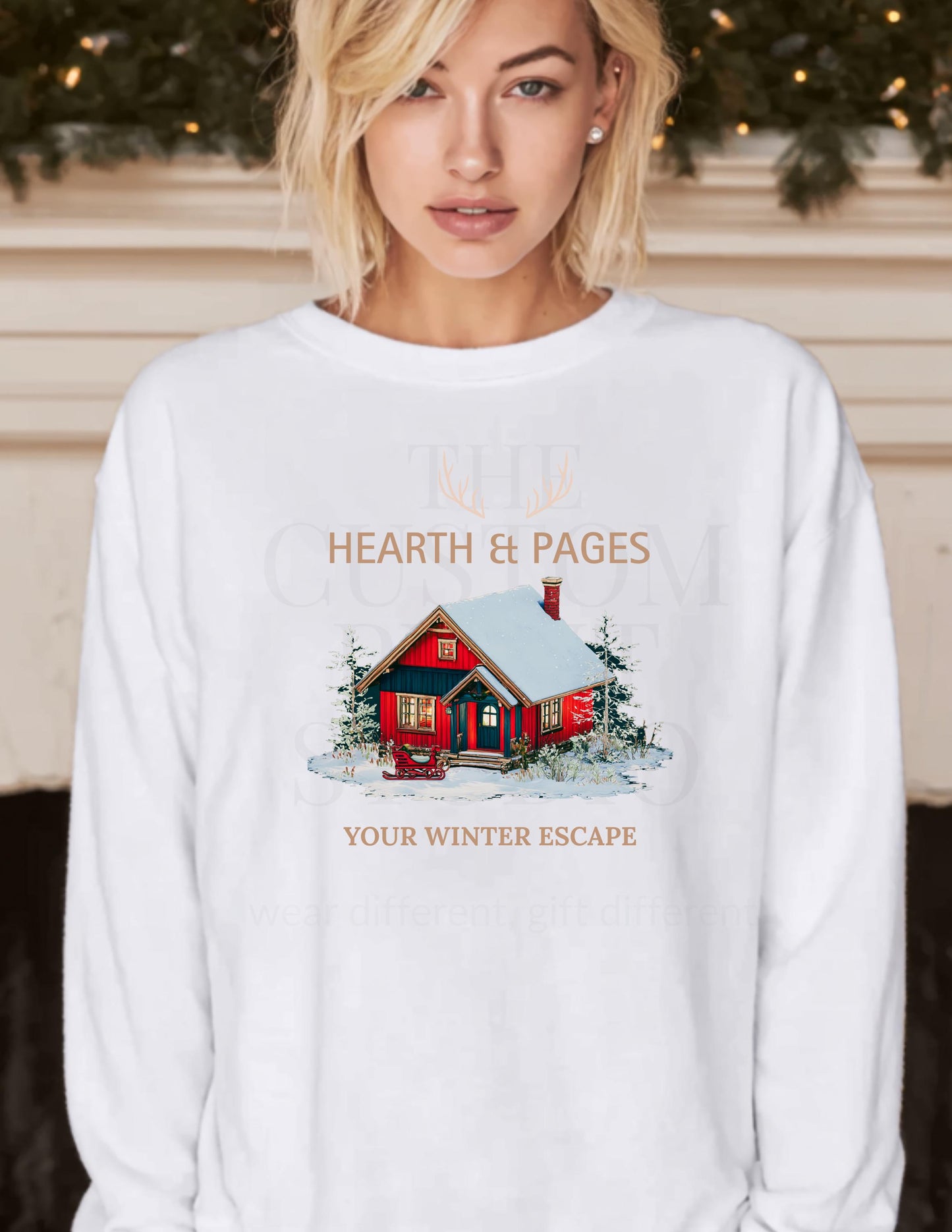 Personalized Christmas Sweatshirt: Cozy Holiday Crewneck Sweater