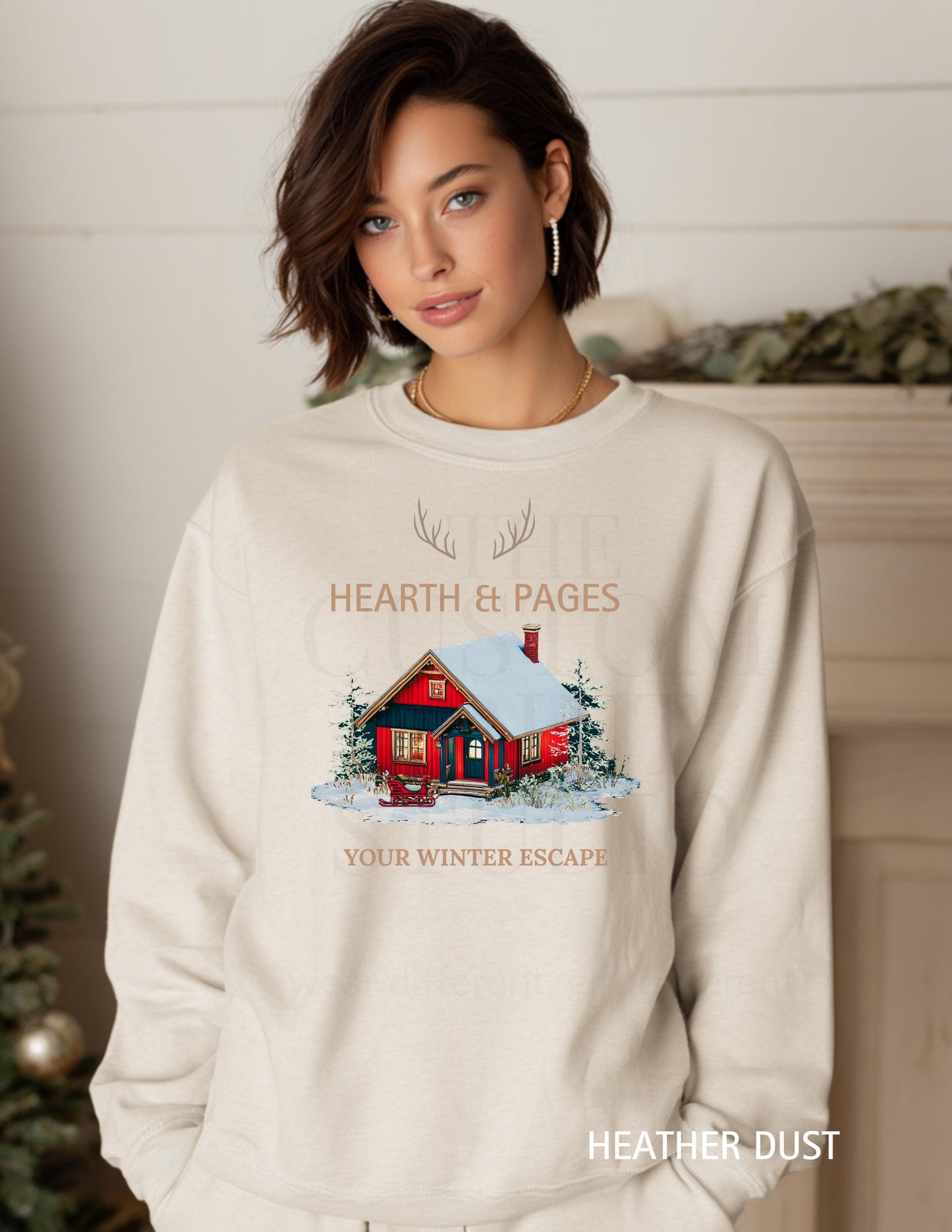 Personalized Christmas Sweatshirt: Cozy Holiday Crewneck Sweater