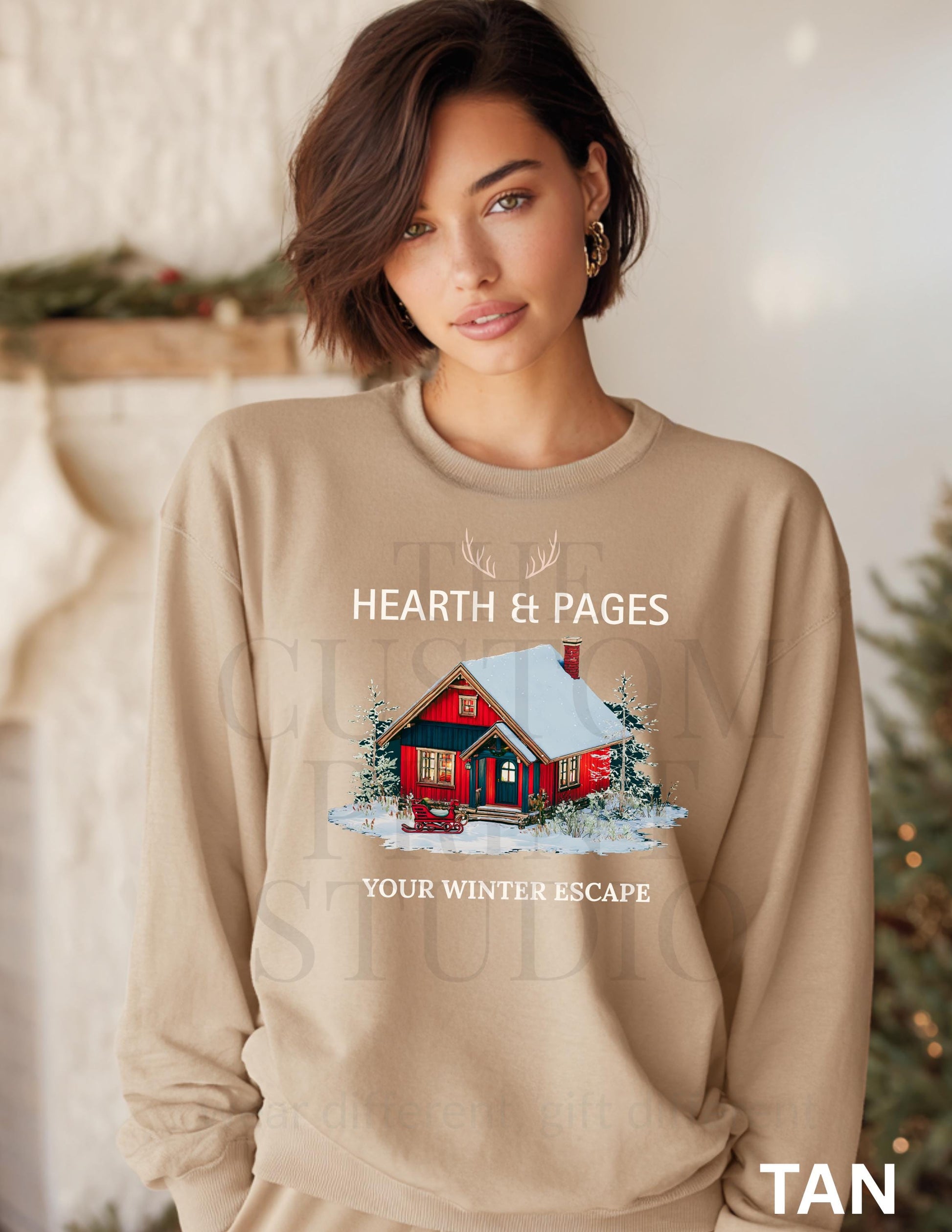Personalized Christmas Sweatshirt: Cozy Holiday Crewneck Sweater