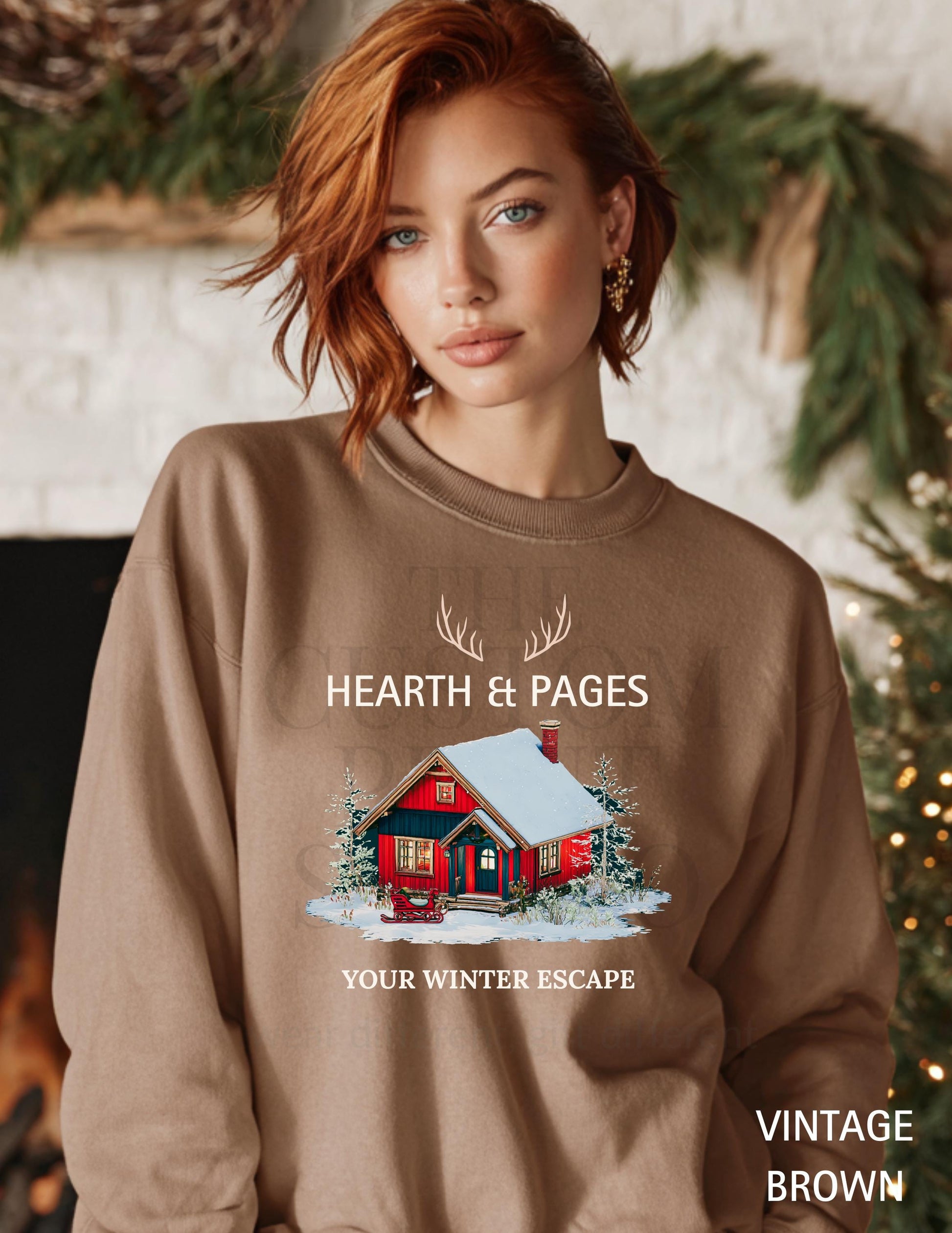 Personalized Christmas Sweatshirt: Cozy Holiday Crewneck Sweater