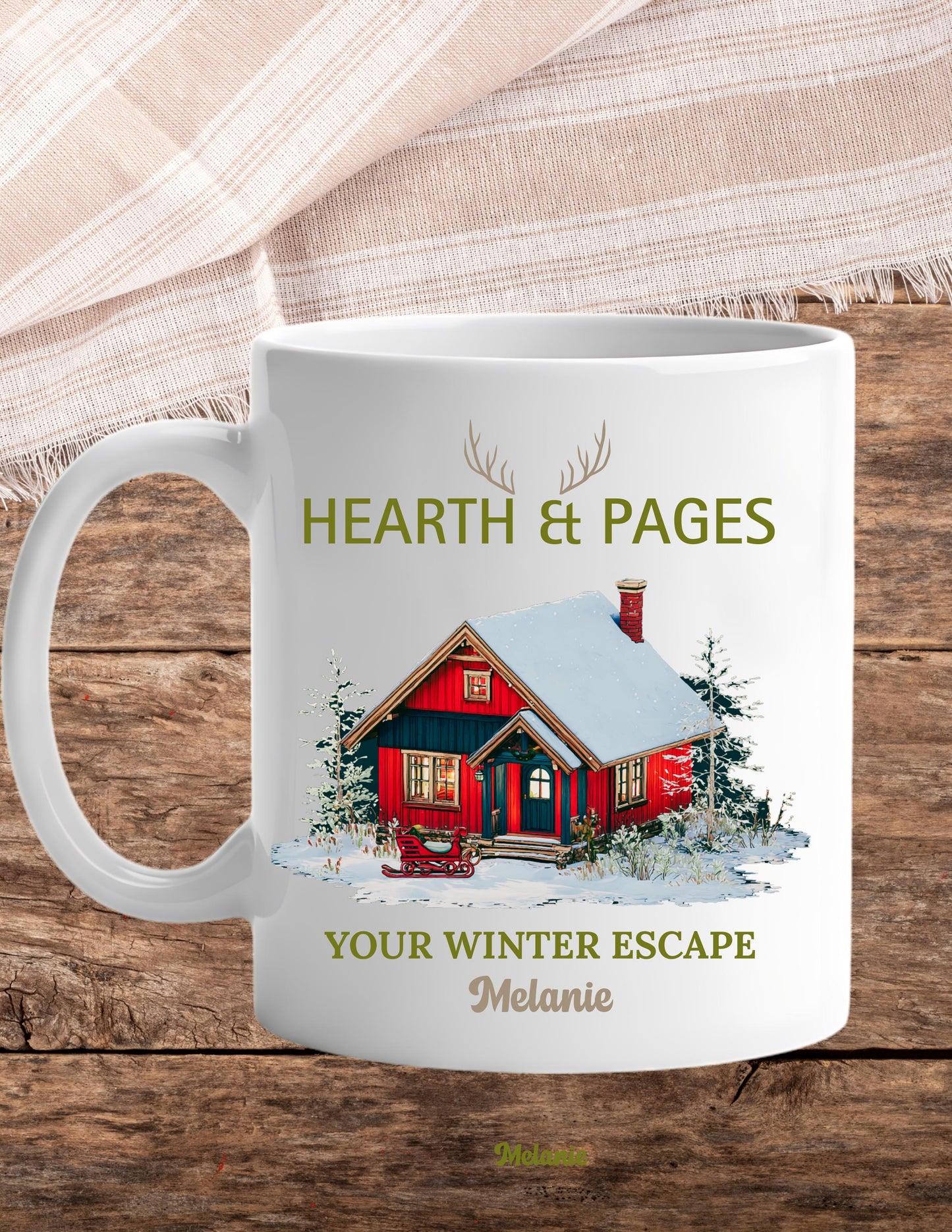 Personalized Cabin Hoodie: Hearth & Pages Gift Valentines Day Gift